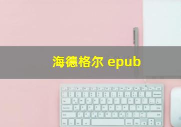 海德格尔 epub